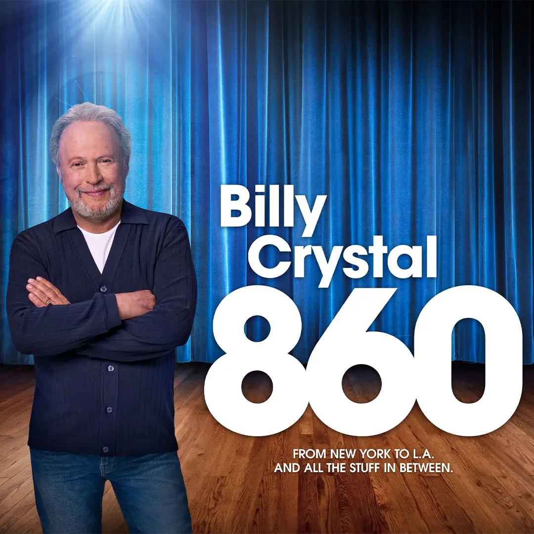 Get tickets to 860 see Billy Crystal perform his moving one-person show on Broadway. 860 plays a strictly limited 12-week engagement beginning in October and recounts the 860 homes, including his own, that were lost in the 2025 Palisades fires.